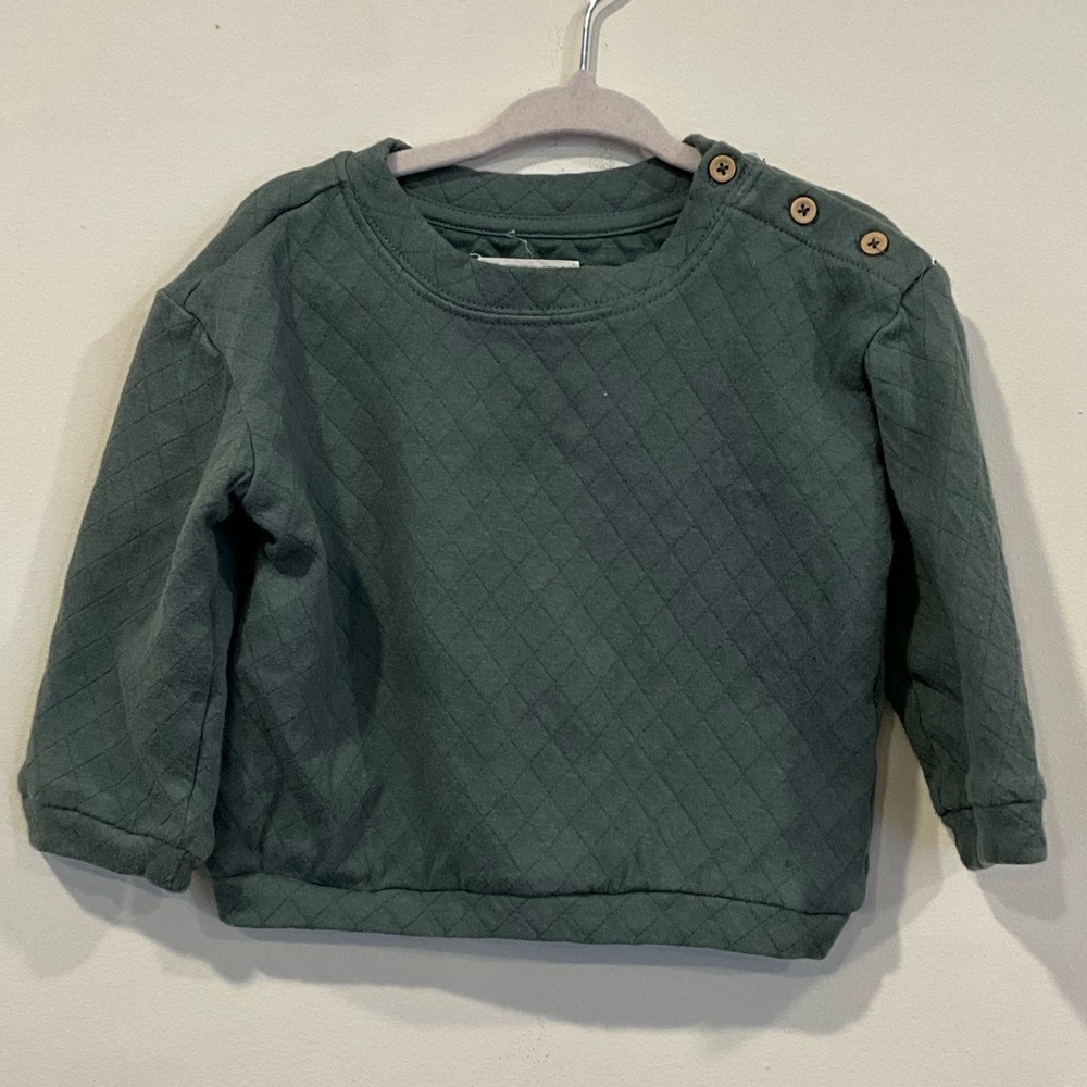 Grayson Collective Green Sweater 18 months